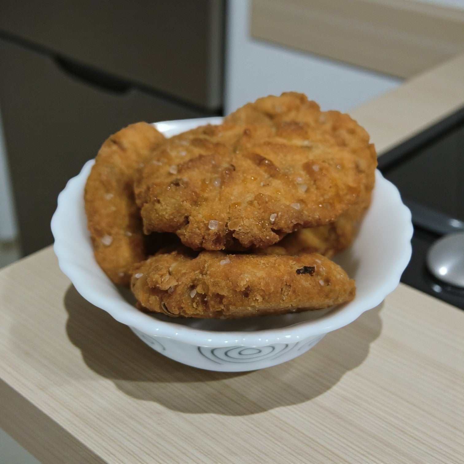 Wheat Flour Sugar Thekua (Desi Ghee) – Premium Handcrafted Indian Snack